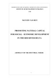 Abstract of the Doctoral thesis: Promoting natural capital for social - Economic development in the Red river delta