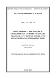 The summary of medical phylosophic thesis: Study on clinical and subclinical characteristics, computed tomography imaging of acute ischemic stroke after revascularization within 6 first hours