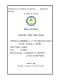 Summary of Doctoral thesis: Improving credit quality at Vietnamese joint stock commercial banks