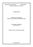 Tóm tắt luận án Tiến sĩ Luật học: Pháp luật về giao đất để đầu tư xây dựng nhà ở thương mại