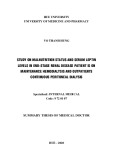 Summary thesis of Medical Doctor: Study on malnutrition status and serum leptin levels in end-stage renal disease patient is on maintenance hemodialysis and outpatients continuous peritoneal dialysis