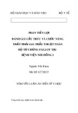 Tóm tắt luận án Tiến sĩ Y học: Đánh giá cấu trúc và chức năng thất phải sau phẫu thuật toàn bộ tứ chứng Fallot tại Bệnh viện Nhi đồng 1