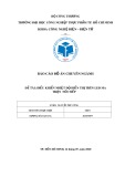 Báo cáo đồ án Điện - Điện tử: Điều khiển nhiệt độ hiển thị trên Led ma trận nối tiếp