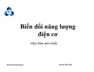 Bài giảng Biến đổi năng lượng điện cơ - Bài 8