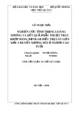 Tóm tắt luận án Tiến sĩ Y học: Nghiên cứu tình trạng loãng xương và kết quả phẫu thuật thay khớp háng Bipolar điều trị gãy liên mấu chuyển xương đùi ở người cao tuổi