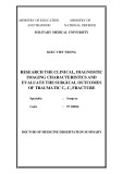 Doctor of Medicine dissertation summary: Research the clinical, diagnostic imaging characteristics and evaluate the surgical outcomes of traumatic C1-C2 fracture