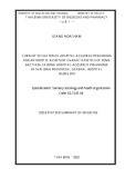 Dissertation summary of Medicine: Current situation of hospital-acquired pneumonia and antibiotic resistant characteristics of some bacteria causing Hospital-acquired pneumonia in Thai Binh provincial general hospital in 2016-2017