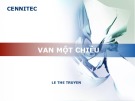 Bài giảng Truyền động thủy lực và khí nén - Chương 5: Van một chiều