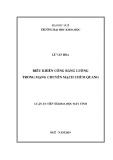 Luận án Tiến sĩ Khoa học máy tính: Điều khiển công bằng luồng trong mạng chuyển mạch chùm quang