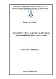 Luận án Tiến sĩ Kỹ thuật: Điều khiển thích nghi hệ truyền động động cơ không đồng bộ sáu pha