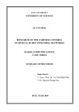 Summary of Phd thesis: Research of the fairness control in optical burst switching networks