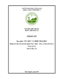 Giáo án học phần: Tổ chức và phôi thai học