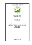 Giáo án Mô phôi động vật thuỷ sản (Dùng cho sinh viên chuyên ngành Nuôi trồng thủy sản)