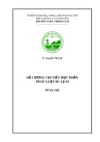 Đề cương chi tiết học phần: Pháp luật du lịch