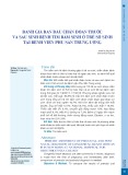 Đánh giá ban đầu chẩn đoán trước và sau sinh bệnh tim bẩm sinh ở trẻ sơ sinh tại Bệnh viện Phụ sản Trung ương