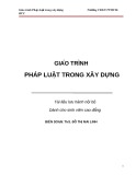 Giáo trình Pháp luật trong xây dựng