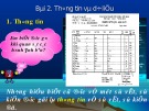 Bài giảng Tin học 10 - Bài 2: Thông tin và dữ liệu (Bùi Thanh Hoàn)