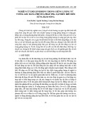 Nghiên cứu độ linh động trong giếng lượng tử vuông góc bằng phương pháp pha tạp điều biến đối xứng hàm sóng