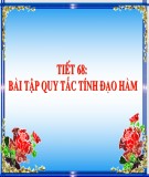 Bài giảng Đại số và Giải tích 11 - Bài tập Quy tắc tính đạo hàm