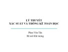 Bài giảng Lý thuyết xác suất và thống kê toán học: Chương 5 - Phan Văn Tân