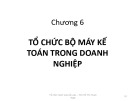 Bài giảng Tổ chức hạch toán kế toán: Chương 6