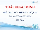 Bài giảng Dinh dưỡng trong phòng ngừa và điều trị suy mòn ở bệnh nhân ung thư