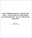 Giáo trình Kinh tế chính trị Mác - Lênin (Dùng cho khối ngành Kinh tế - Quản trị kinh doanh): Phần 2