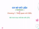 Bài giảng Cơ sở dữ liệu (Databases) - Chương 1b: Các khái niệm cơ bản