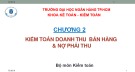 Bài giảng Kiểm toán căn bản: Chương 2 - Đại học Ngân Hàng TP. HCM