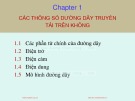 Bài giảng Thiết kế đường dây và trạm biến áp: Chương 1 - TS. Nguyễn Nhật Nam, TS. Huỳnh Quốc Việt