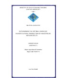 Summary of doctoral thesis in Economics: Determining the optimal farm size in agricultural production of households Mekong Delta