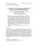 Cấu trúc quần xã ve giáp (Acari: Oribatida) ở hệ sinh thái đất Vườn Quốc gia Cúc Phương (Ninh Bình) như yếu tố sinh học chỉ thị sự thay đổi khí hậu thời tiết mùa