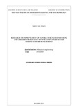 Summary of Doctoral thesis: Research of improvement of tensile strength in bending and abrasion resistance of fine sand concrete for cement concrete pavement