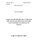 Luận án Tiến sĩ Y học: Nghiên cứu biến đổi miễn dịch và hiệu quả điều trị tấn công bệnh nhân viêm thận lupus có sử dụng Mycophenolate mofetil