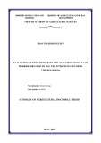 Summary of Agricultural Doctoral thesis: Evaluating genetic resources and analyzing molecular markers related to egg yield traits in Lien Minh chicken breed