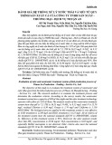 Đánh giá hệ thống xử lý nước thải và mùi từ quy trình sản xuất cá của công ty TNHH sản xuất – thương mại – dịch vụ Thuận An