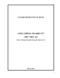 Cổng thông tin điện tử thư viện ảo dự án - Chương trình phát triển nguồn nhân lực y tế