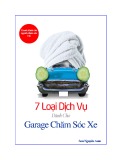 7 loại dịch vụ dành cho garage chăm sóc xe