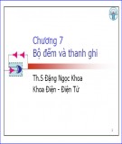 Bài giảng Kỹ thuật số - Chương 7: Bộ đếm và thanh ghi