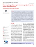 Hiệu năng đường xuống trong hệ thống đa truy nhập phi trực giao sử dụng tỷ số Log-Likelihood