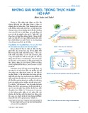 Những giải Nobel trong thực hành hô hấp