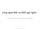 Bài giảng Công nghệ XML và WEB ngữ nghĩa - Bài 5