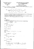 Đề thi học kỳ II năm học 2015 - 2016 môn Cơ sở điều khiển tự động