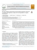 The TiO2-graphene oxide-Hemin ternary hybrid composite material as an efficient heterogeneous catalyst for the degradation of organic contaminants