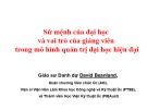 Bài giảng Sứ mệnh của đại học và vai trò của giảng viên trong mô hình quản trị đại học hiện đại