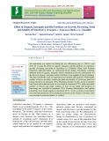 Effect of organic, inorganic and bio-fertilizer on growth, flowering, yield and quality of strawberry (Fragaria × Ananassa Duch.) cv. Chandler