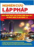 Tạp chí Nghiên cứu Lập pháp: Số 8/2018