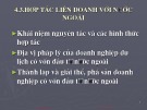 Bài giảng Pháp luật trong kinh doanh du lịch – Chương 4: Pháp luật về công ty (Tiếp theo)