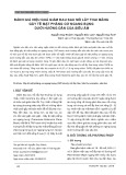 Đánh giá hiệu quả giảm đau sau mổ lấy thai bằng gây tê mặt phẳng cơ ngang bụng dưới hướng dẫn của siêu âm