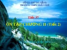 Bài giảng Giải tích 12 – Tiết 37: Ôn tập chương 2 (Tiết 2)